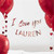 Bunting - I Love You Customisable Banner