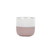 Ceramic Pot - Hortus Bordeaux Stoneware Pink & White (16cm H x 17cm Dia)