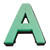 "A" OASIS® NAYLORBASE® Eco-Base Quick Clip Floral Foam Tribute Letters
