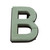 "B" OASIS® NAYLORBASE® Eco-Base Quick Clip Floral Foam Tribute Letters