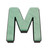 "M" OASIS® NAYLORBASE® Eco-Base Quick Clip Floral Foam Tribute Letters
