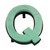 "Q" OASIS® NAYLORBASE® Eco-Base Quick Clip Floral Foam Tribute Letters