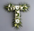 "T" OASIS® NAYLORBASE® Eco-Base Quick Clip Floral Foam Tribute Letters
