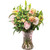 Hand Tie Hour Glass Pencil Pleat Vase - Pink