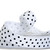 15mm Grosgrain Polka Dot Ribbon - White & Black