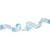 25mm Organza Message Ribbon - Welcome Baby Pram (Blue)