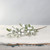 Frosted White Berry Spray With Leaves