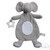 Grey Eco Recycled Elephant Comforter with Teething Ring