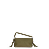 The Angle Clutch in Olive Taurillon