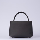 Joni Top Handle Leather Handbag-Flint