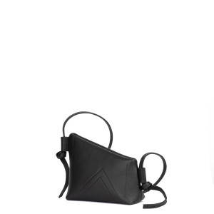 Small K Crossbody – Black Taurillon Leather Frame Bag Small K Crossbody – Black Taurillon Leather Frame Bag