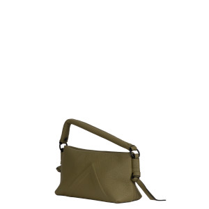 The Angle Clutch – Olive Grained Taurillon Leather with Original Handle The Angle Clutch – Olive Grained Taurillon Leather with Original Handle