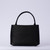Joni Top Handle Leather Handbag-Black