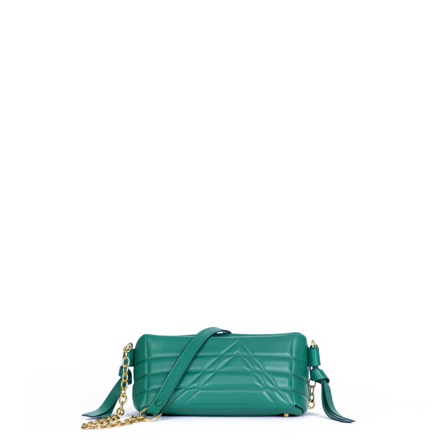 The Mini Joni Bag in Emerald Green Lambskin