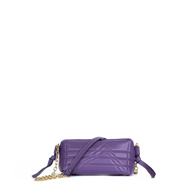 The Mini Joni Bag in Purple Lambskin