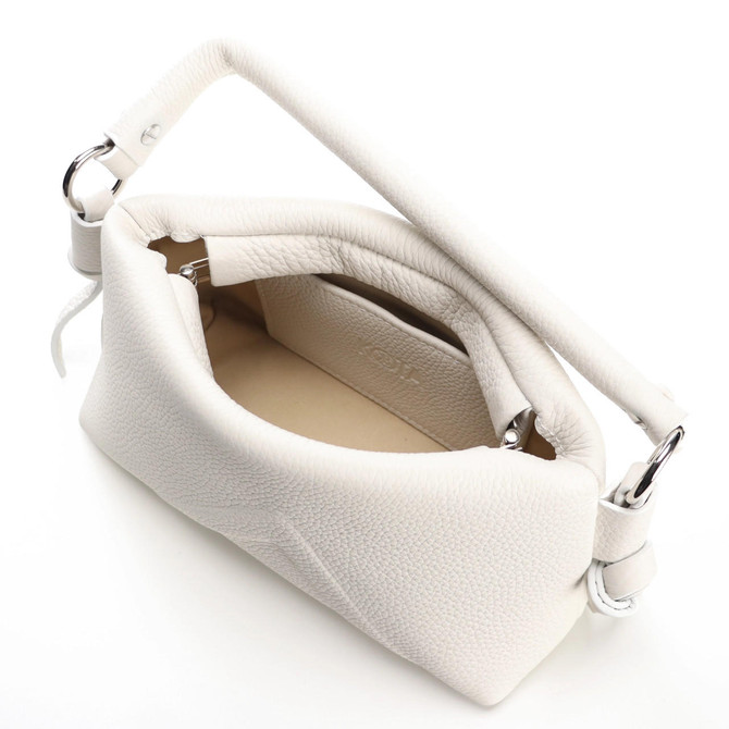 The Angle Clutch  in Chalk Taurillon 