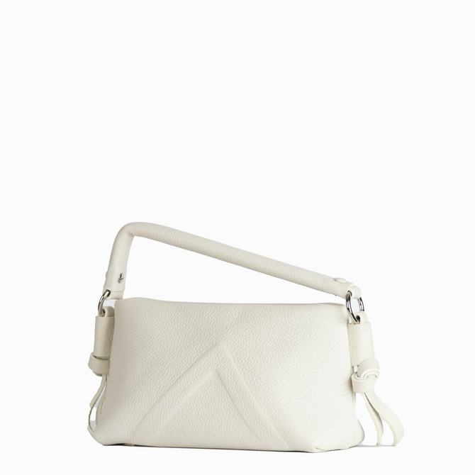 The Angle Clutch  in Chalk Taurillon 