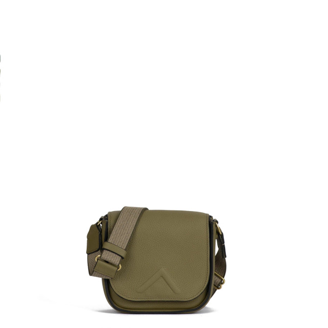 Joely Crossbody Bag in Olive Taurillon 