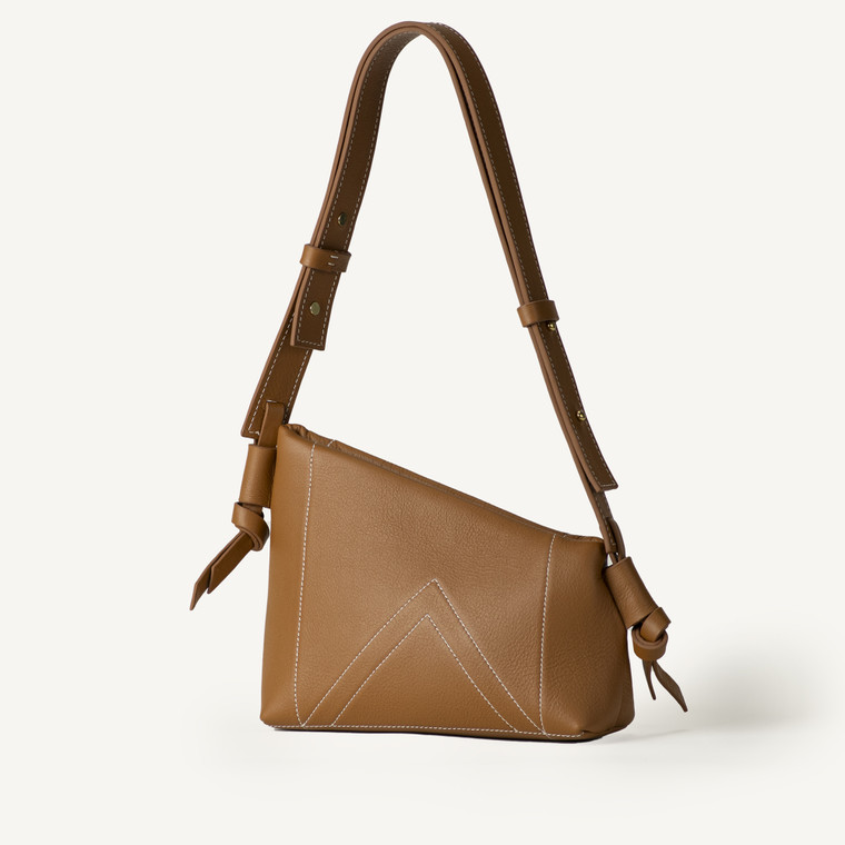 K Shoulder Bag in Caramel by KOTA Boutique
