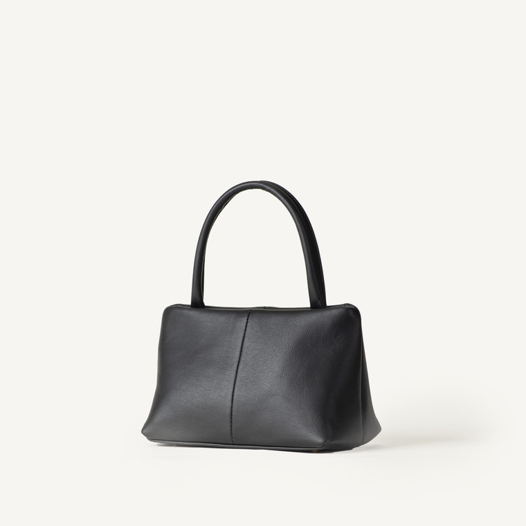Joni Top Handle Bag in Black by KOTA Boutique