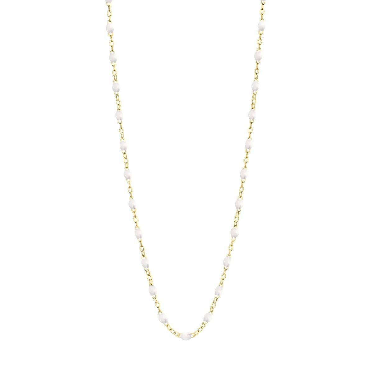 Classic Gigi White Necklace 19.7'' by gigi CLOZEAU