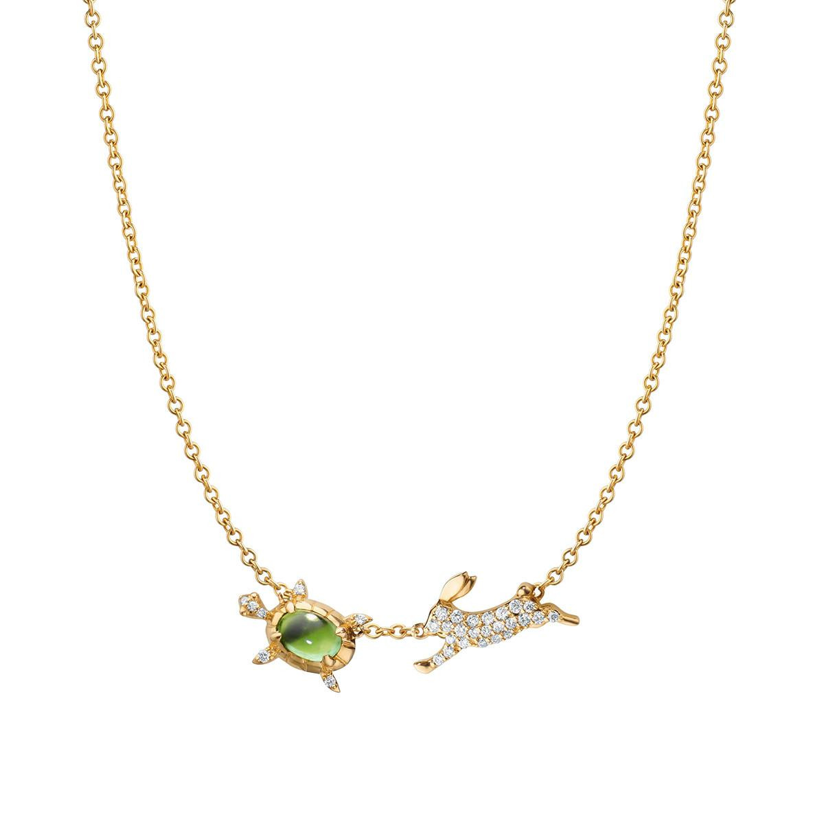 The Tortoise & The Hare Necklace by Monica Rich Kosann