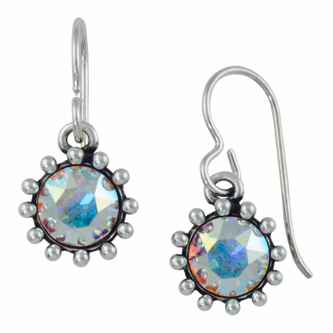 Patricia Locke Cupcake Earrings Silver Crystal AB Jewelry