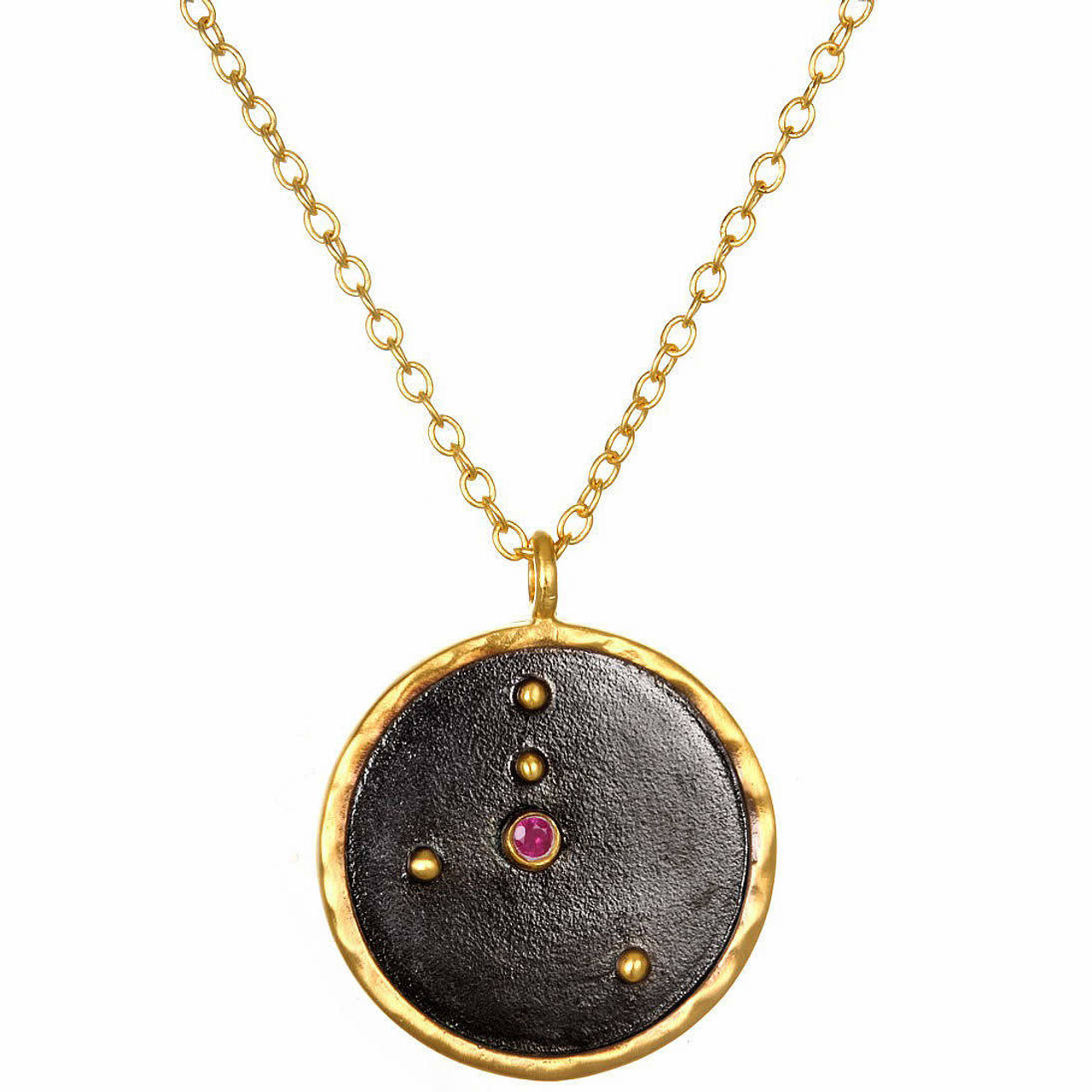 Cancer Zodiac Necklace Gold – Gypsy Soul Store