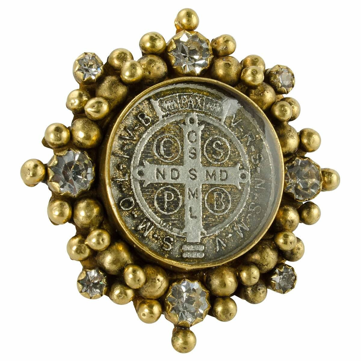 Virgins Saints and Angels San Benito Cloister Ring Gold