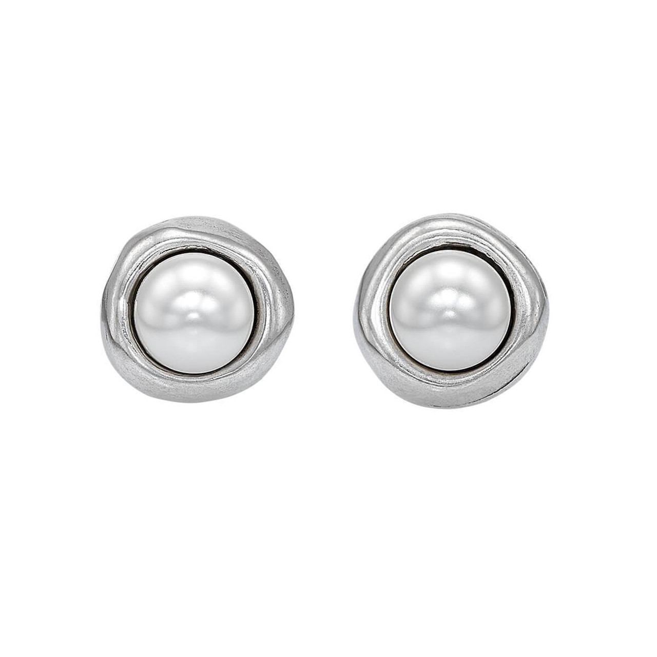 Uno de 50 Jewelry - Ego Earrings - Pearl | Free Shipping