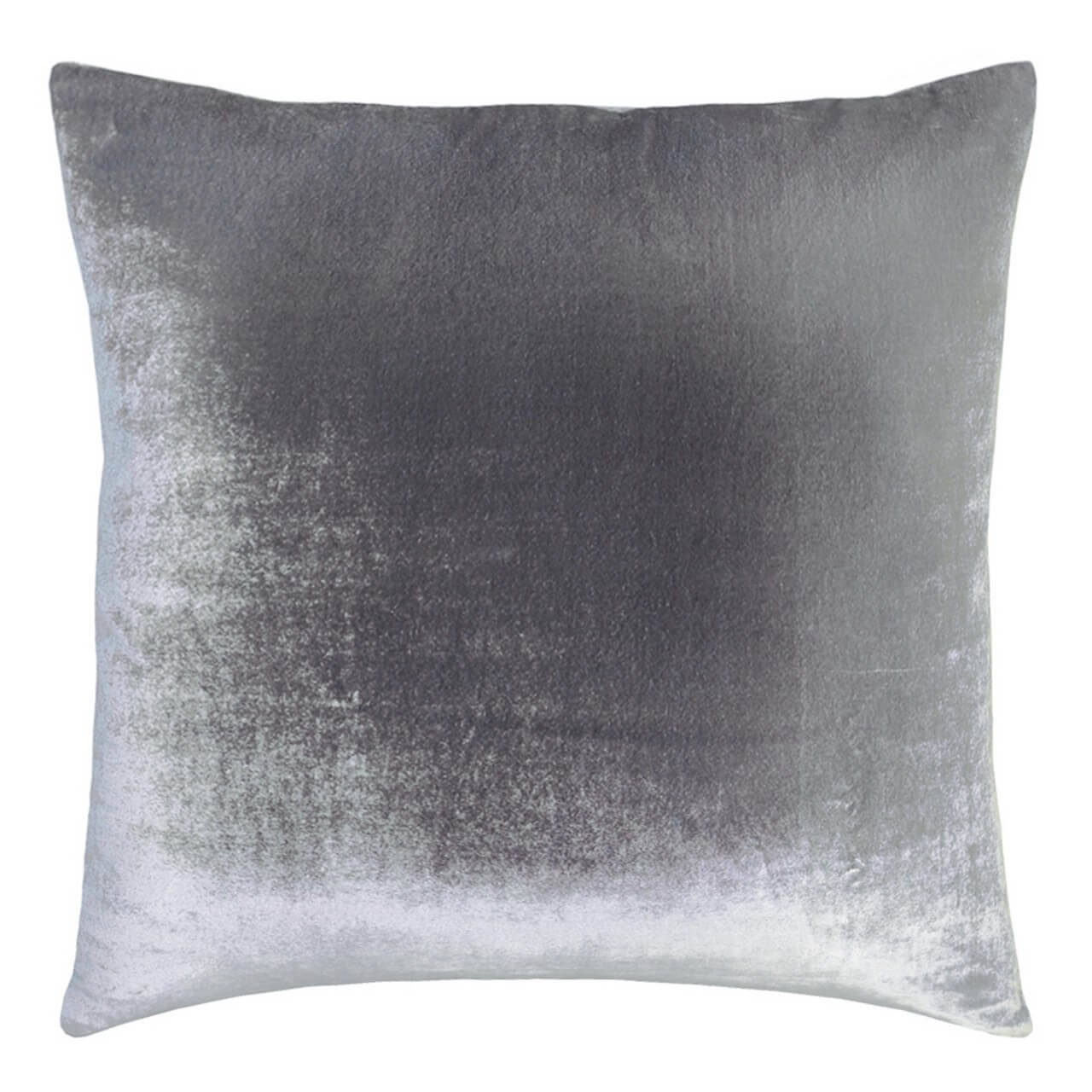 Ombre Velvet Pillow Silver Grey Giving Tree Gallery