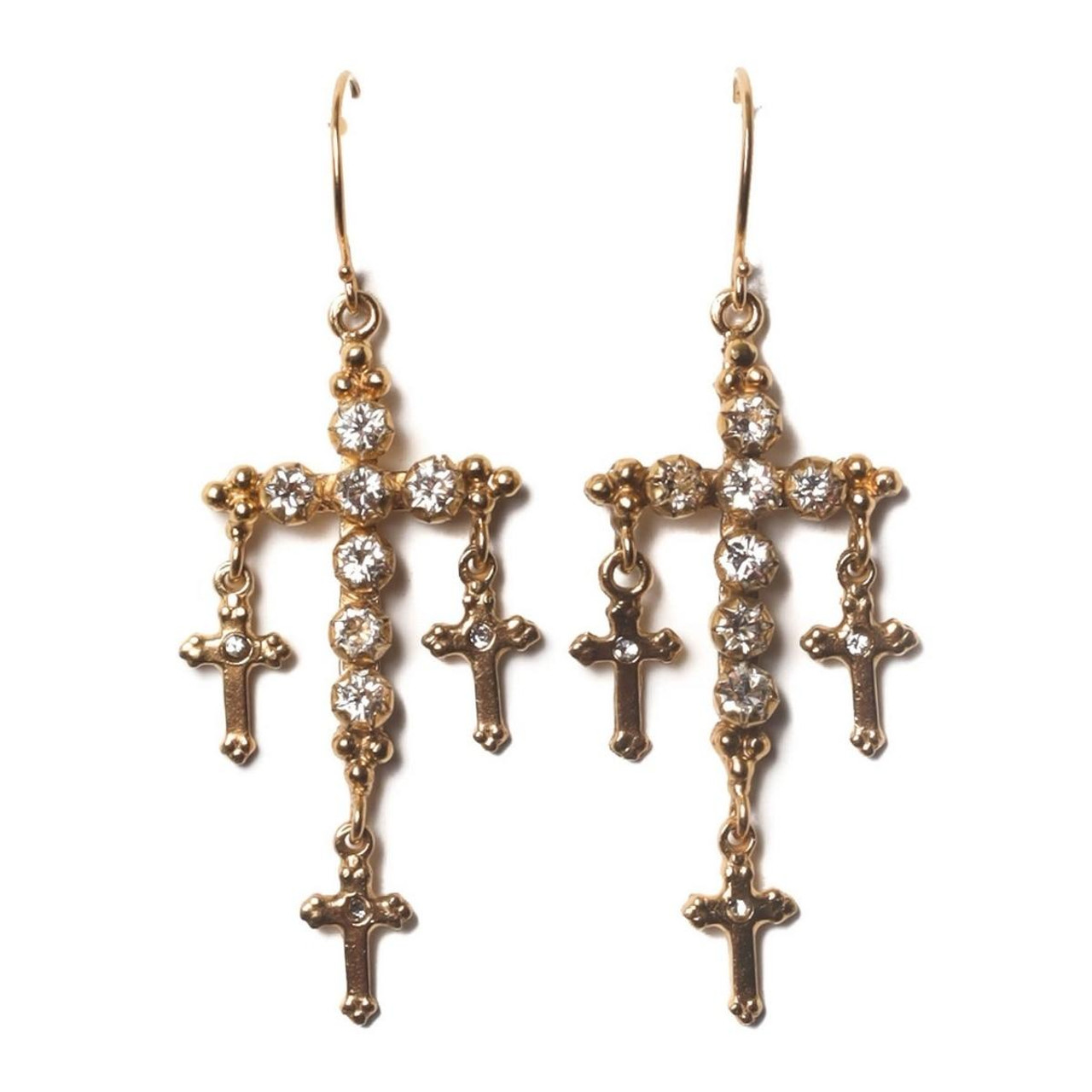 JJB Renaissance Pendant Pair in Royal Cross - Jesse James Beads