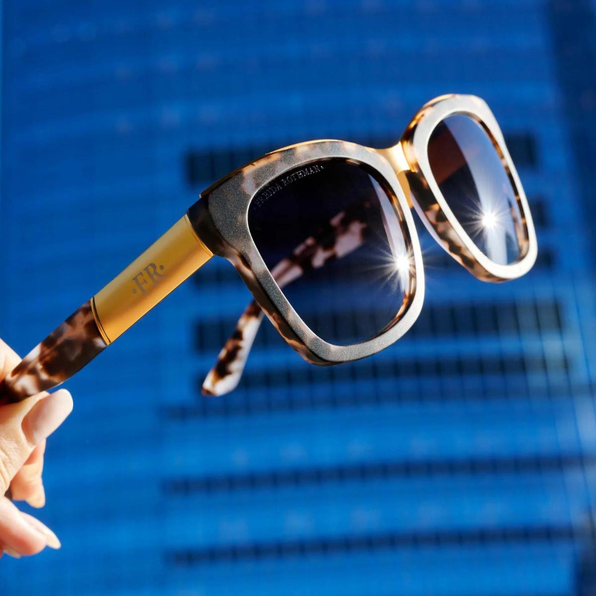 Madison Sunglasses Tortoiseshell & Gold by Freida Rothman