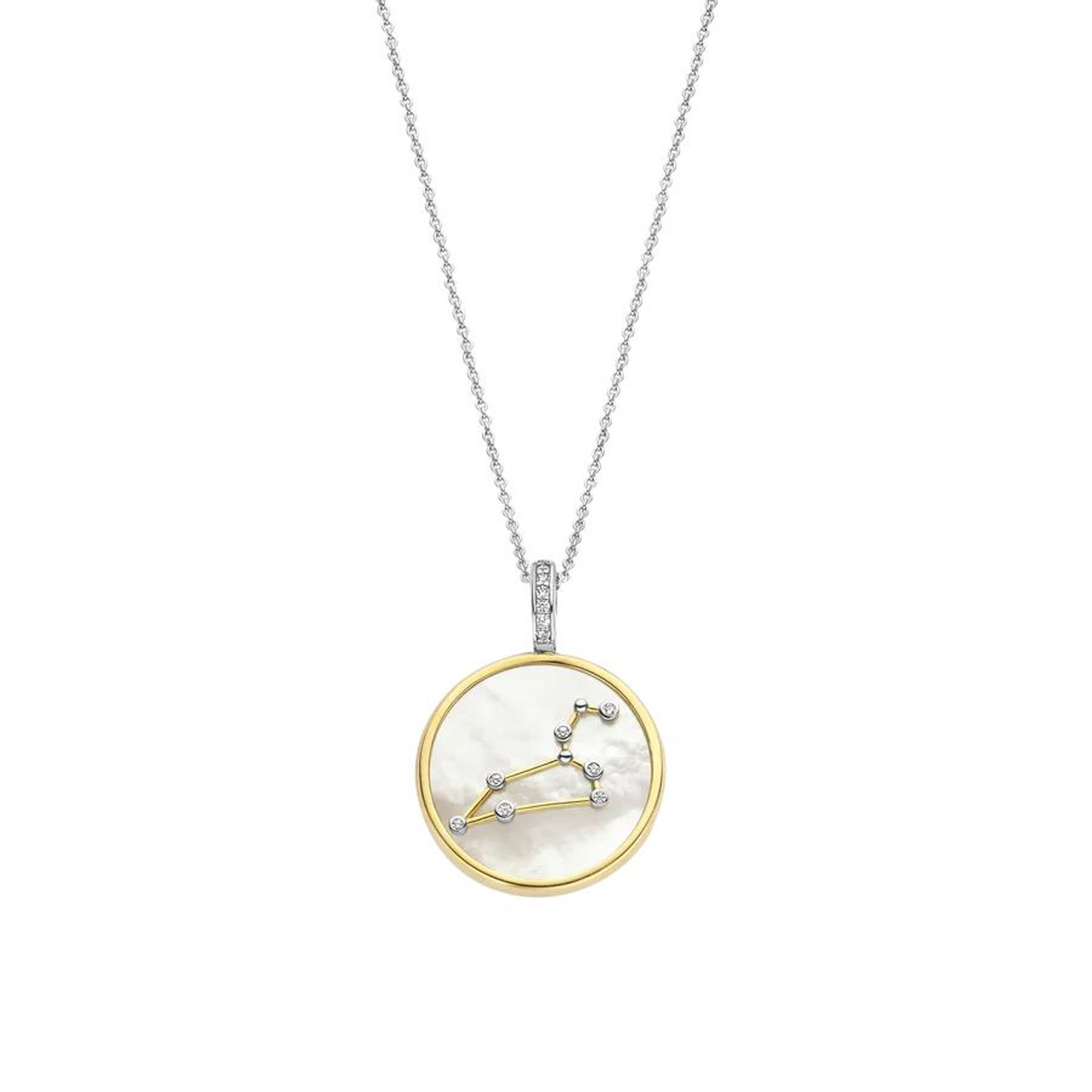 Leo celestial zodiac necklace, exclusively at 12th HOUSE