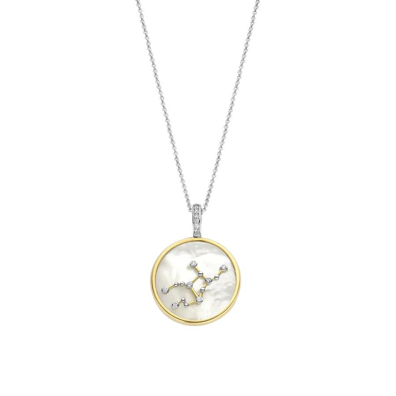 Virgo Pendant Necklace - Gold by Ti Sento Milano