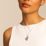 Monica Rich Kosann Slim Sterling Silver Heart Locket Necklace Monica Rich Kosann Slim Sterling Silver Heart Locket Necklace