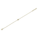 Shy Creation Diamond Pave Diamond Shape Bracelet