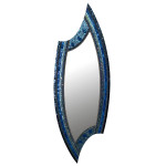Zetamari Mosaic Artworks Neslo Mirror - Blue  Zetamari Mosaic Artworks Neslo Mirror - Blue