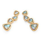 UNOde50 Ser Camaleonica Chunky Earrings - Gold