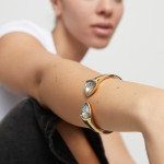 UNOde50 Ser Camaleonica Two Stone Bracelet - Gold UNOde50 Ser Camaleonica Two Stone Bracelet - Gold