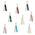 Ti Sento Milano Letter Pendant - A Ti Sento Milano Letter Pendant - A