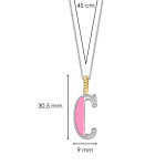Ti Sento Milano Letter Pendant - C Ti Sento Milano Letter Pendant - C
