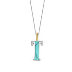 Ti Sento Milano Letter Pendant - T Ti Sento Milano Letter Pendant - T