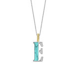 Ti Sento Milano Letter Pendant - E Ti Sento Milano Letter Pendant - E