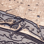 Nautical Wood Maps Anclote Key to Indian Shores 