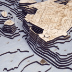 Nautical Wood Maps Key West 