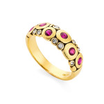 Alex Sepkus Candy Dome Ring - Ruby and Diamond Alex Sepkus Candy Dome Ring - Ruby and Diamond