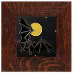 Motawi Tileworks Bat & The Moon - Black 