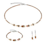 Coeur de Lion Sparkling Princess Necklace - Mocha Mousse 