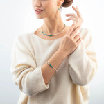 Coeur de Lion Princess Fusion Earrings - Pearls - Turquoise 